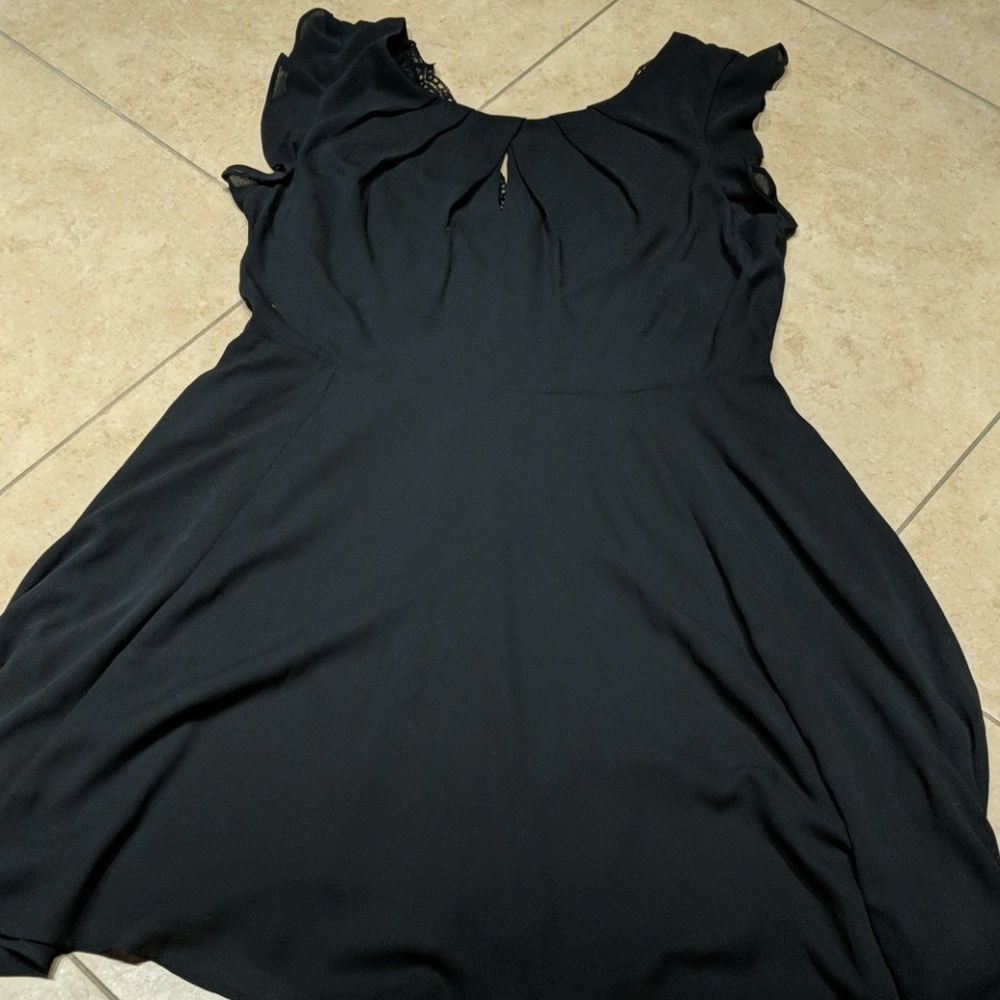 Black Lace low back Express Dress size 12